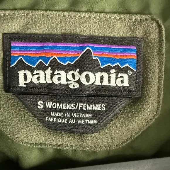 Patagonia Parka Nomad Green Jacket Size Small - Picture 10 of 14